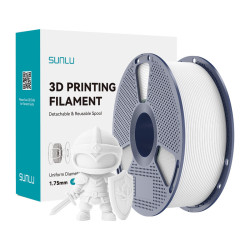 Sunlu Filament SUNLU PLA+ 1.75mm 1kg (biały) //