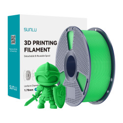 Sunlu Filament SUNLU PLA+ 1.75mm 1kg (zielony) //