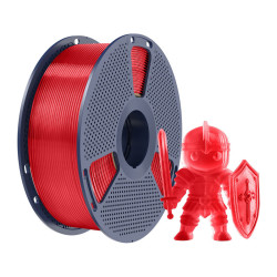 Sunlu Filament SUNLU PLA+ 1.75mm 1kg (przezroczysty czerwony) //