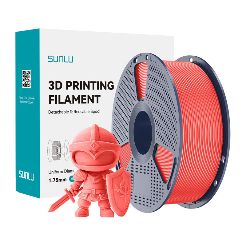 Sunlu Filament SUNLU PLA+ 1.75mm 1kg (wiśniowy) //