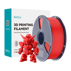 Sunlu Filament SUNLU PLA+ 2.0 1.75mm 1kg (czerwony) //