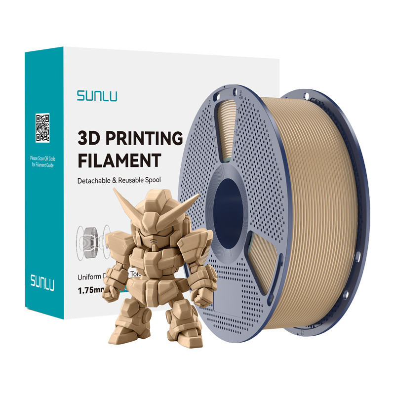 Sunlu Filament SUNLU PLA+ 2.0 1.75mm 1kg (dąb) //