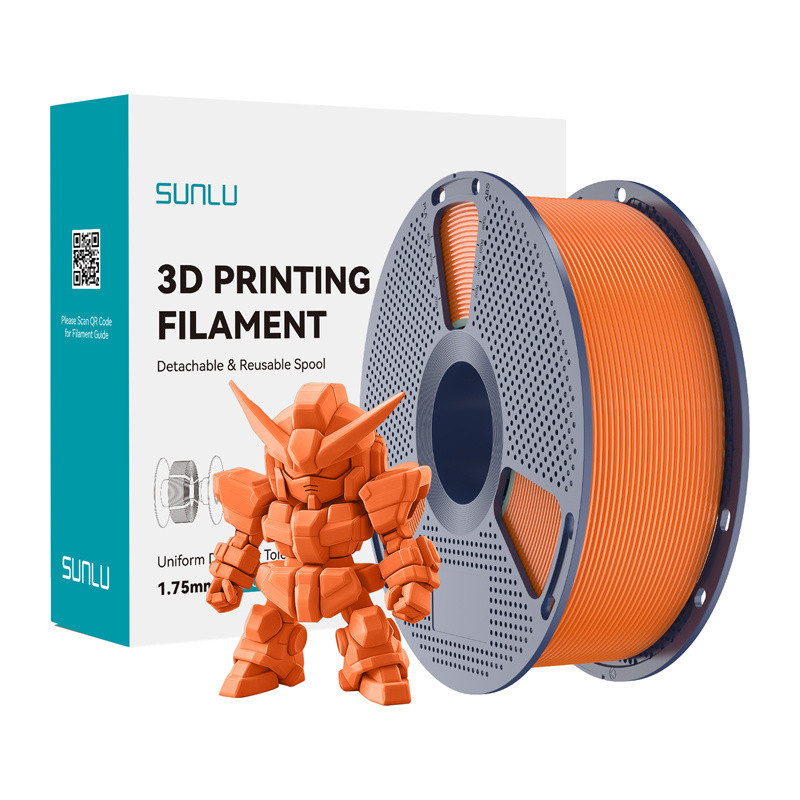 Sunlu Filament SUNLU PLA+ 2.0 1.75mm 1kg (słoneczny pomarańczowy) //
