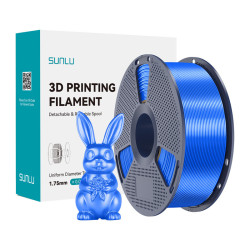 Sunlu Filament SUNLU PLA+ Silk 1.75mm 1kg (niebieski) //