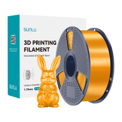 Sunlu Filament SUNLU PLA+ Silk 1.75mm 1kg (mosiężny) //