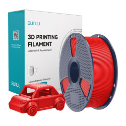 Sunlu Filament SUNLU PETG 1.75mm 1kg (czerwony) //