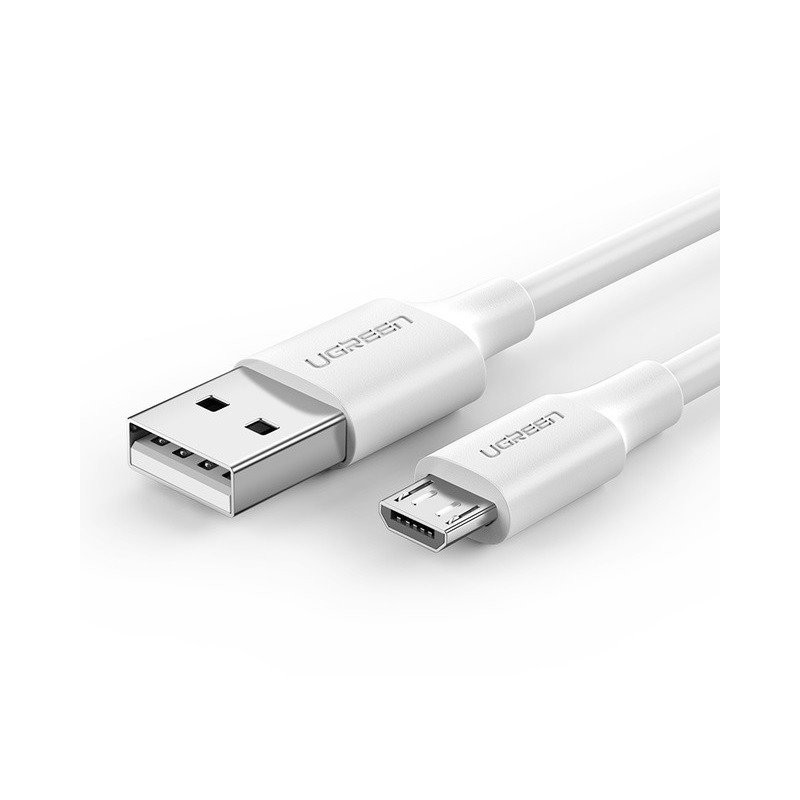 Kabel USB do Micro USB UGREEN QC 3.0 2.4A 2m (biały)