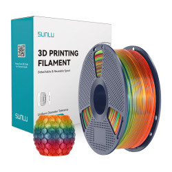 Sunlu Filament SUNLU PLA 1.75mm 1kg Rainbow 01 (przezroczysty) //