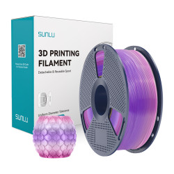 Sunlu Filament SUNLU PLA 1.75mm 1kg Rainbow 03 (przezroczysty) //