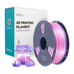 Sunlu Filament SUNLU PLA+ Silk 1.75mm 1kg Rainbow 03 //