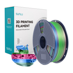 Sunlu Filament SUNLU PLA+ Silk 1.75mm 1kg Rainbow 06 //