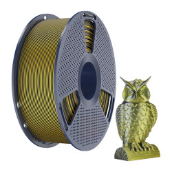 Sunlu Filament SUNLU PLA+ Silk Dual Color 1.75mm 1kg (czarno-złoty) //