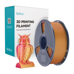 Sunlu Filament SUNLU PLA+ Silk Dual Color 1.75mm 1kg (czerwono-złoty) //