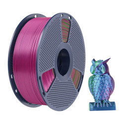 Sunlu Filament SUNLU PLA+ Silk Tri-Color 1.75mm 1kg (niebiesko-zielono-fioletowy) //