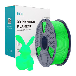 Sunlu Filament SUNLU PLA Glow In The Dark 1.75mm 1kg (zielony) //