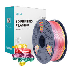 Sunlu Filament SUNLU PLA+ Silk 1.75mm 1kg Rainbow 01 //