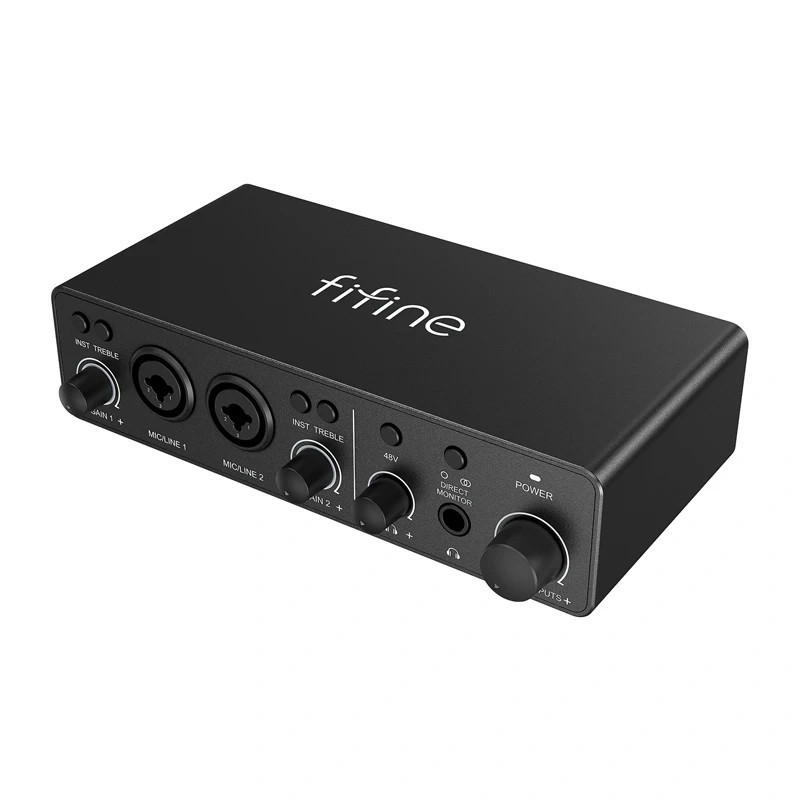 Fifine Interfejs audio Fifine Ampli3 (czarny) //