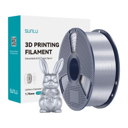 Sunlu Filament SUNLU PLA+ Silk 1.75mm 1kg (srebrny) //
