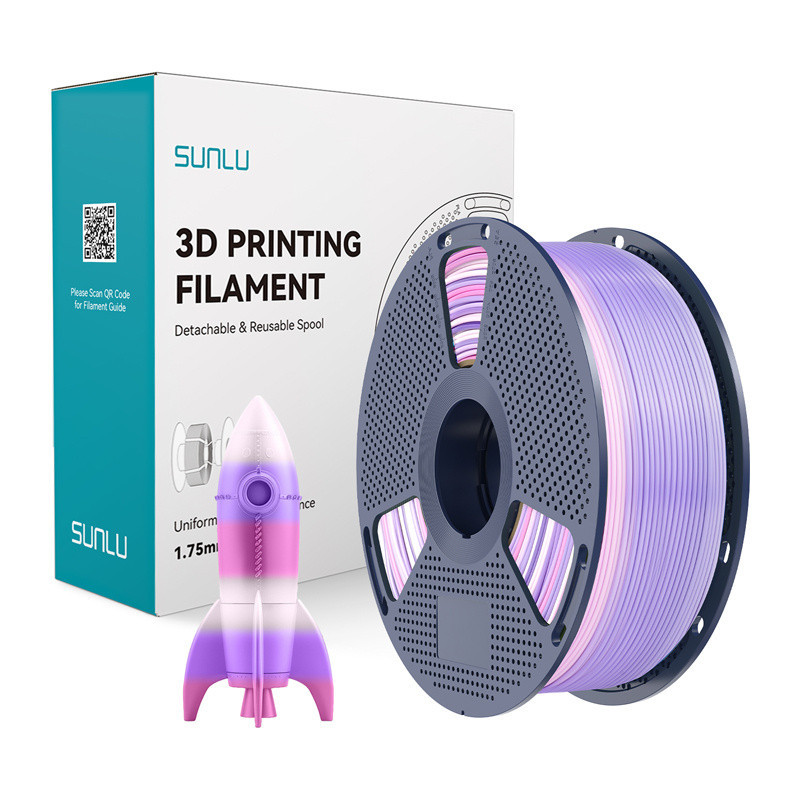 Sunlu Filament SUNLU PLA 1.75mm 1kg Rainbow 03 //