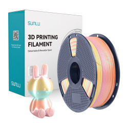 Sunlu Filament SUNLU PLA+ Silk 1.75mm 1kg Rainbow 05 //