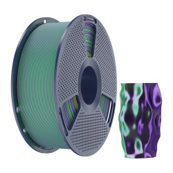 Sunlu Filament SUNLU PLA+ Silk Dual Color 1.75mm 1kg (zielono-fioletowy) //