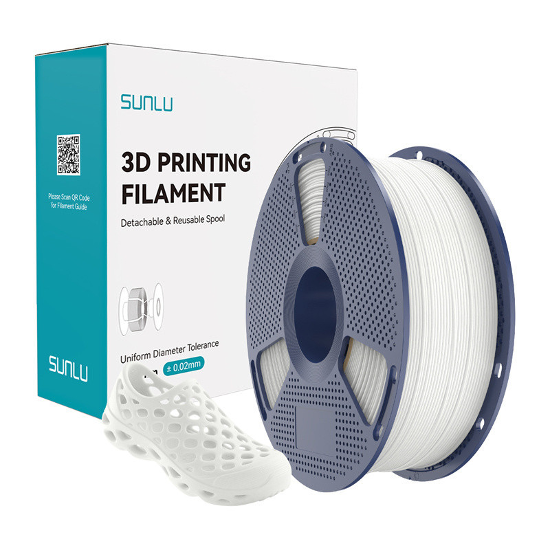 Sunlu Filament SUNLU TPU 95A 1.75mm 1kg (biały) //
