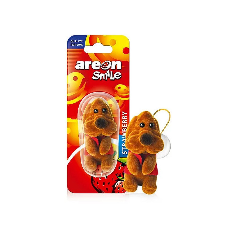 AREON Toy Zawieszka Maskotka PIESEK TRUSKAWKA ASB04