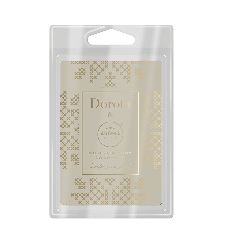 ŚWIĄTECZNE WYPIEKI wosk do kominka AROMA Home&Dorota 6 kostek