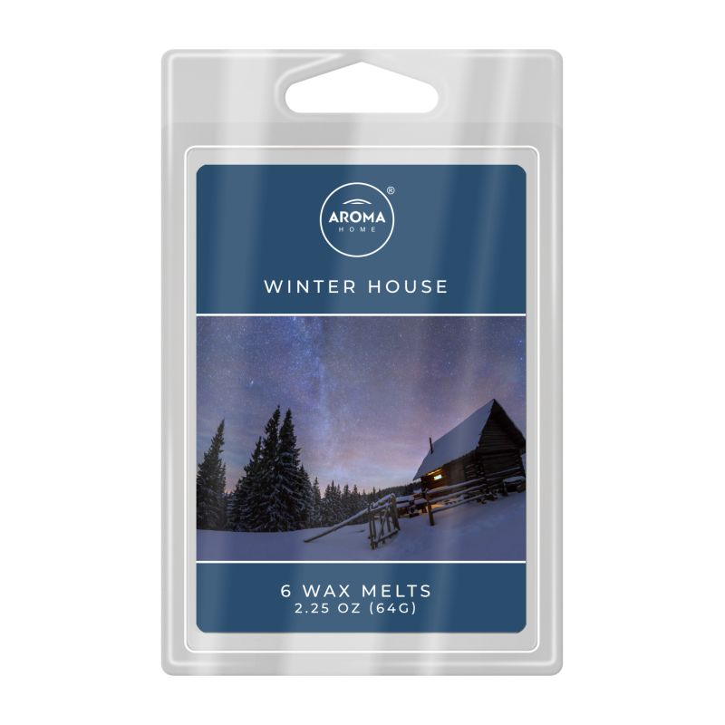 WINTER HOUSE wosk do kominka AROMA Home 6 kostek