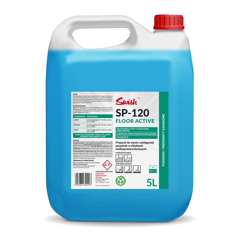 SWISH SP-120 Floor Active - płyn do podłóg z połyskiem 5L