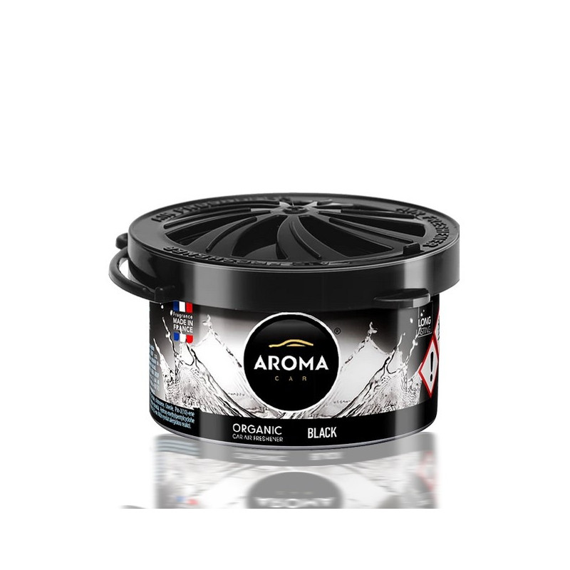 AROMA Car Puszka zapachowa BLACK Organic 40g