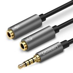 Rozdzielacz audio AUX UGREEN AV141 kabel mini jack