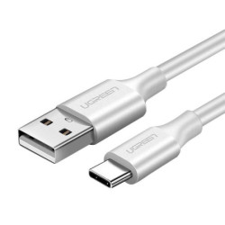 Kabel USB do USB-C QC3.0 UGREEN 1.5m (biały)
