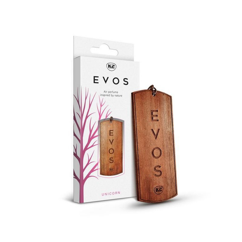 K2 EVOS UNICORN drewniana zawieszka zapachowa V033