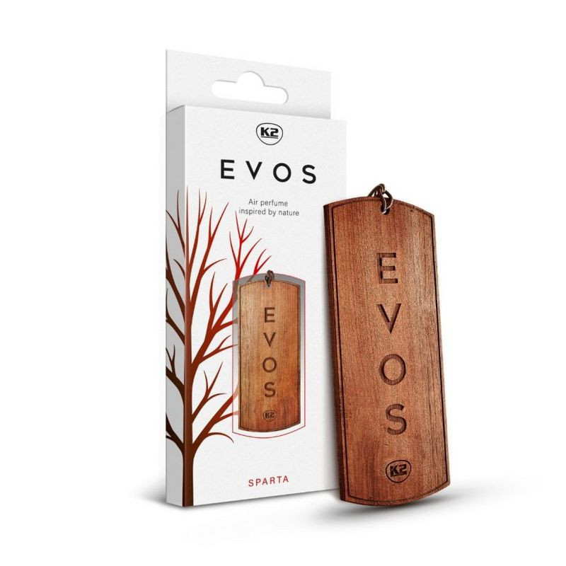 K2 EVOS SPARTA drewniana zawieszka zapachowa V031