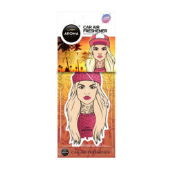 CAP - HYPE GIRL Celulozowa zawieszka do auta AROMA CAR Dziewczyna w czapce