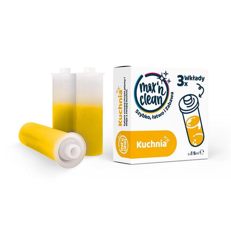Mix'n Clean Kuchnia zapas 3 szt - żółte kapsułki