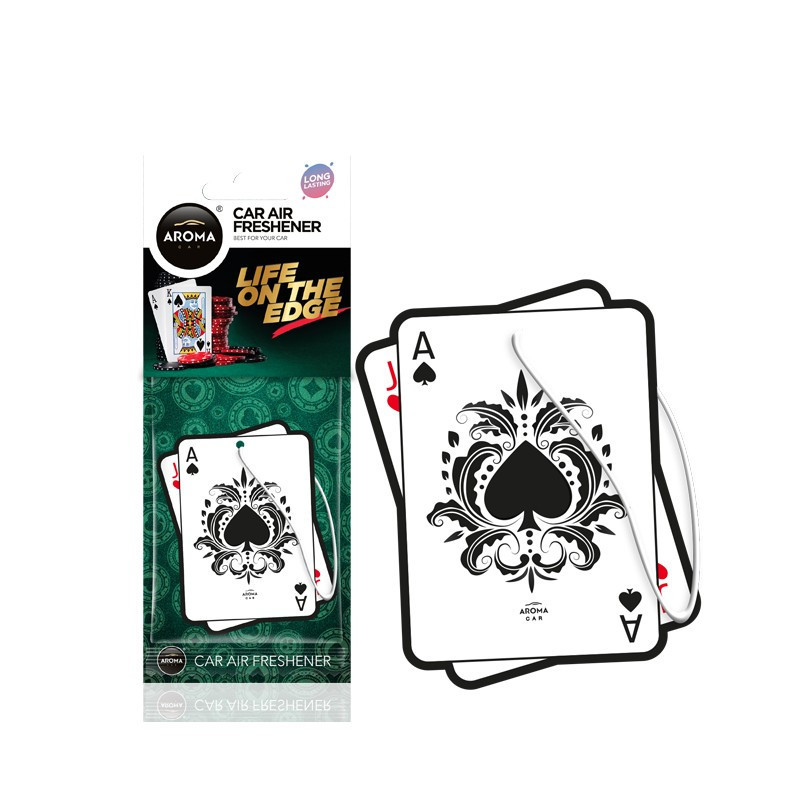 BLACK JACK Zawieszka zapachowa AROMA Car Silver