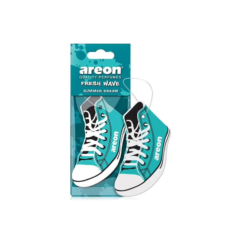 SUMMER DREAM zawieszka zapachowa do samochodu AREON Sneakers TRAMPEK celuloza