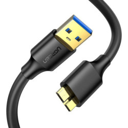 Kabel USB 3.0 - micro USB 3.0 UGREEN US130 0.5m (czarny)