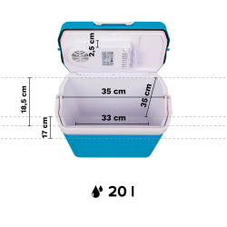 Teesa Lodówka Turystyczna Teesa Z Funkcją Grzania 20L [[