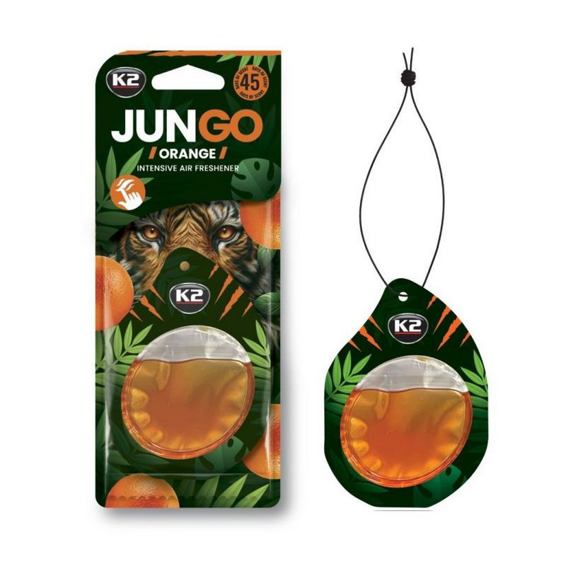 K2 JUNGO ORANGE Membranowa zawieszka zapachowa Pomarańcz