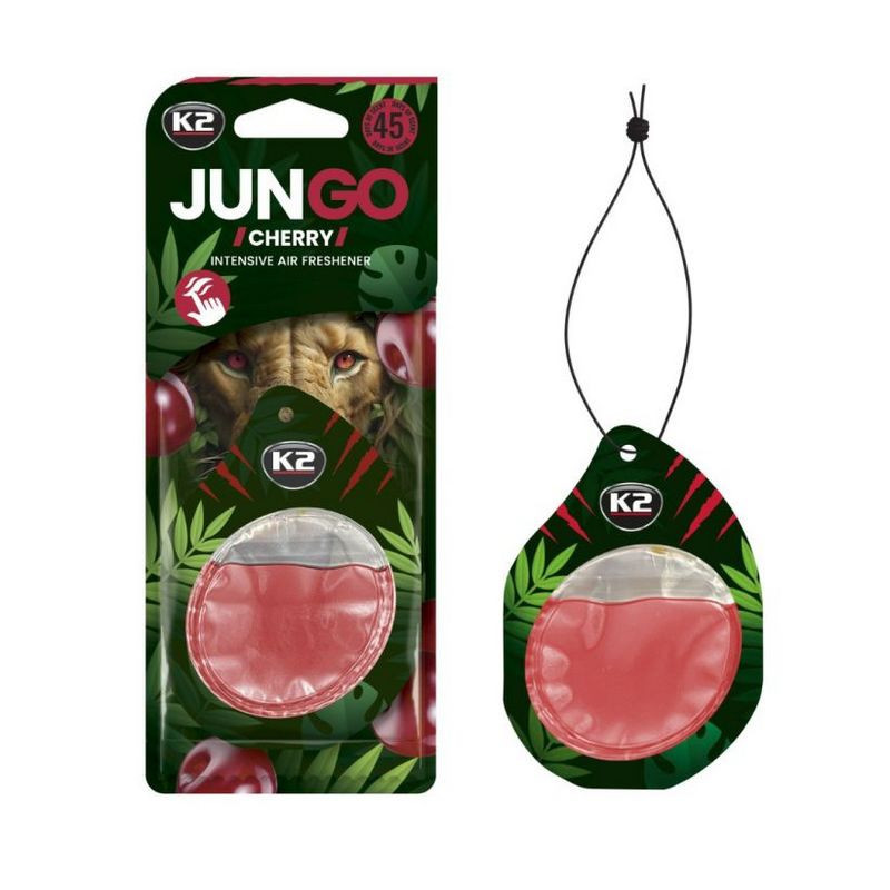K2 JUNGO CHERRY Membranowa zawieszka zapachowa Wiśnia
