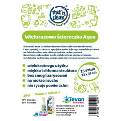 Mix'n Clean Wielorazowe ściereczki AQUA Zielone