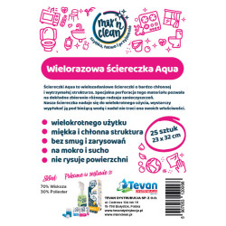 Mix'n Clean Wielorazowe ściereczki AQUA Różowe