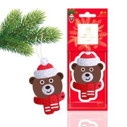 BEAR CINNAMON Zawieszka zapachowa AROMA Car celuloza Misio cynamon