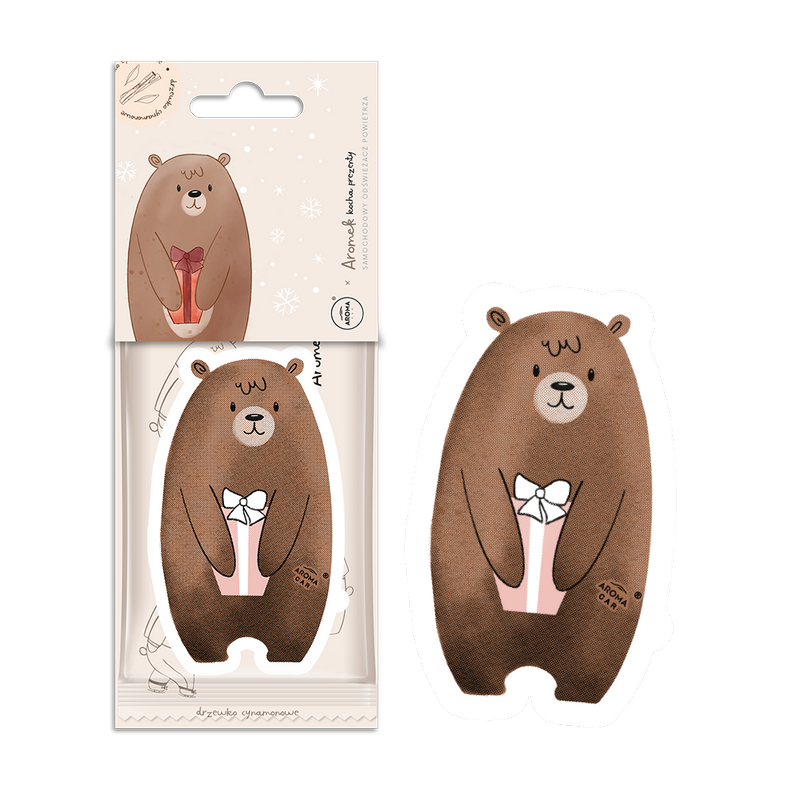 Aromek DRZEWKO CYNAMONOWE zawieszka zapachowa AROMA Car celuloza