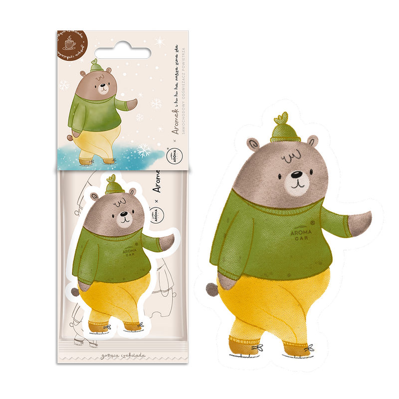 Aromek GORĄCA CZEKOLADA zawieszka zapachowa AROMA  Car Celuloza