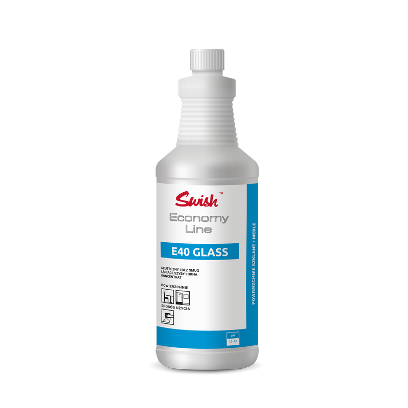 SWISH E40 GLASS 1L – Mycie powierzchni szklanych