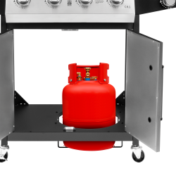 Teesa Teesa Bbq 5007  Master Grill Gazowy - 5 Palników- Miejsce Na Butlę [[